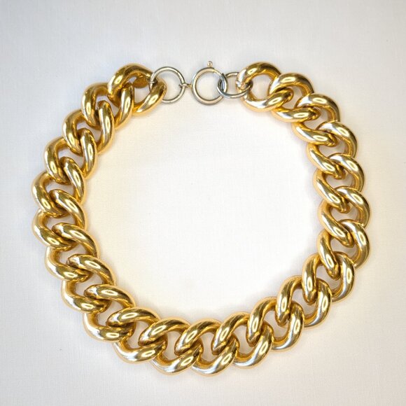 Erwin Pearl Jewelry - Erwin Pearl Vintage Chunky Gold-Plated Choker